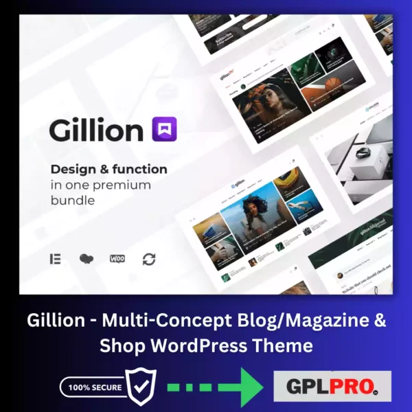 Gillion - Multi-Concept BlogMagazine & Shop WordPress Theme (2)