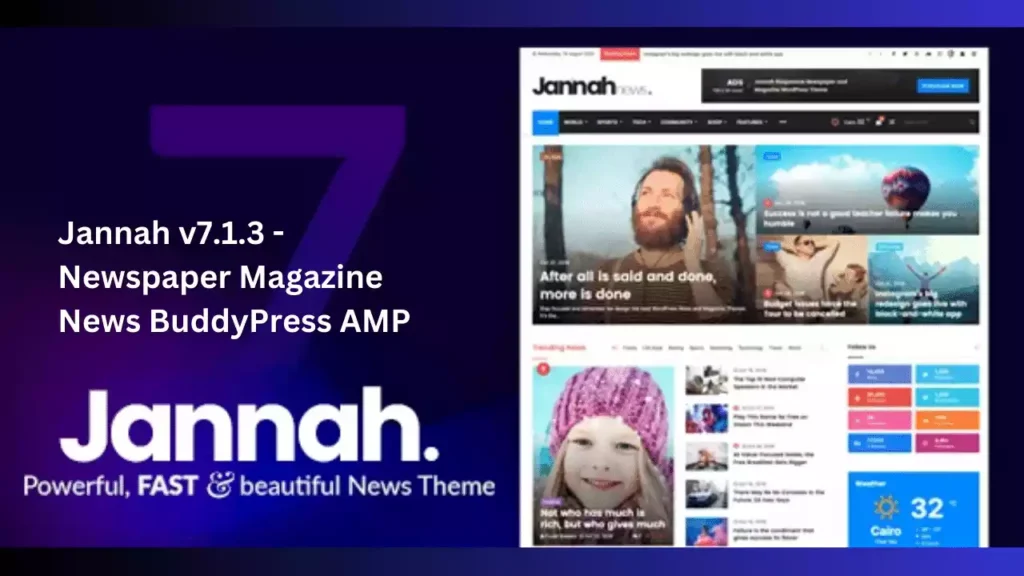 Jannah v7.1.3 - Newspaper Magazine News BuddyPress AMP