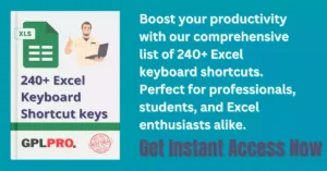 Master Excel with 240+ Essential Keyboard Shortcuts
