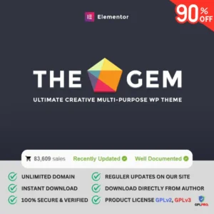 TheGem - Creative Multi-Purpose & WooCommerce WordPress Theme with Elementor